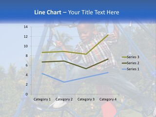 Black Child Handsome Black PowerPoint Template