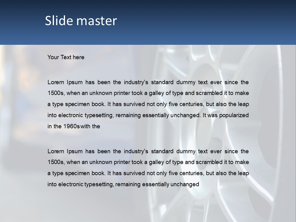 Engine Street Mode PowerPoint Template
