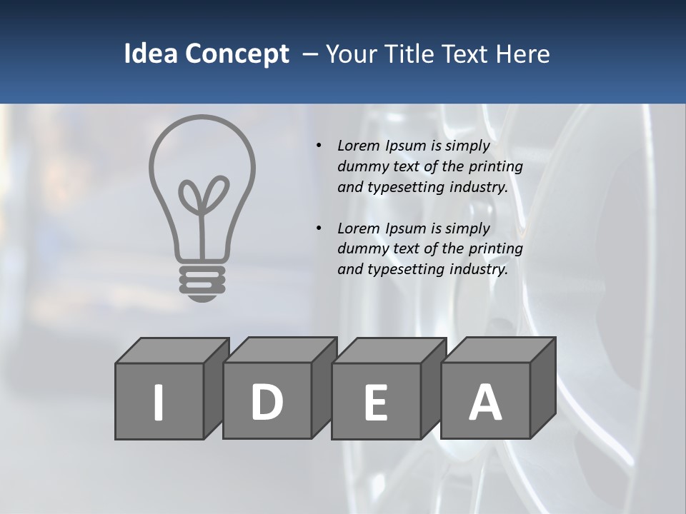 Engine Street Mode PowerPoint Template
