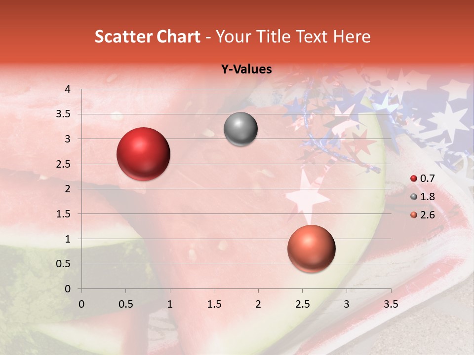Independence Food Watermelon PowerPoint Template