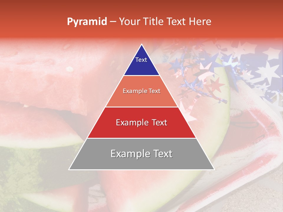 Independence Food Watermelon PowerPoint Template