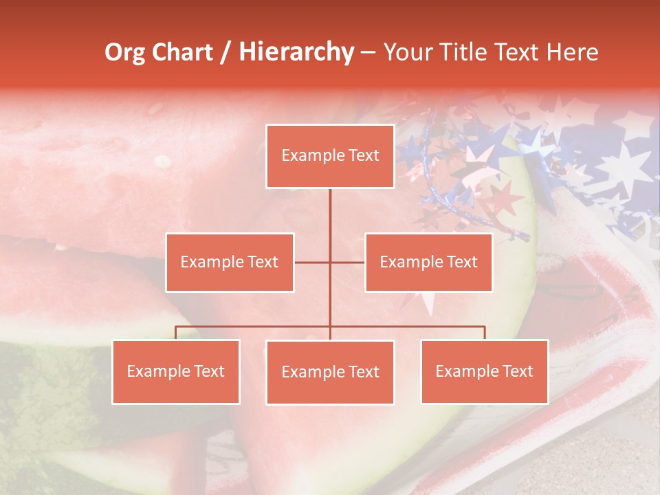 Independence Food Watermelon PowerPoint Template