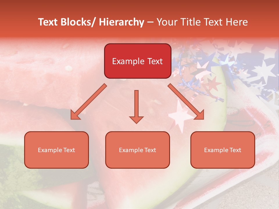 Independence Food Watermelon PowerPoint Template