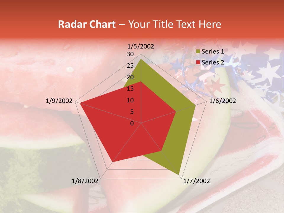Independence Food Watermelon PowerPoint Template