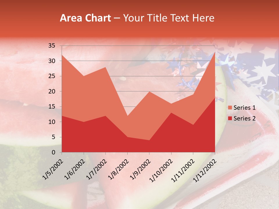 Independence Food Watermelon PowerPoint Template