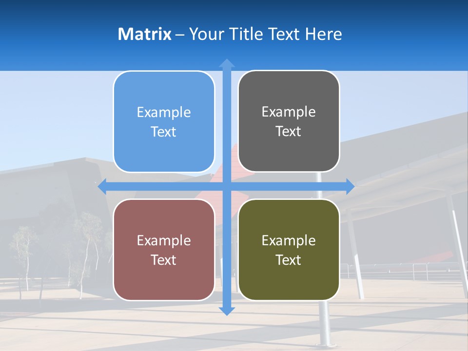 Architectural Design Posts PowerPoint Template