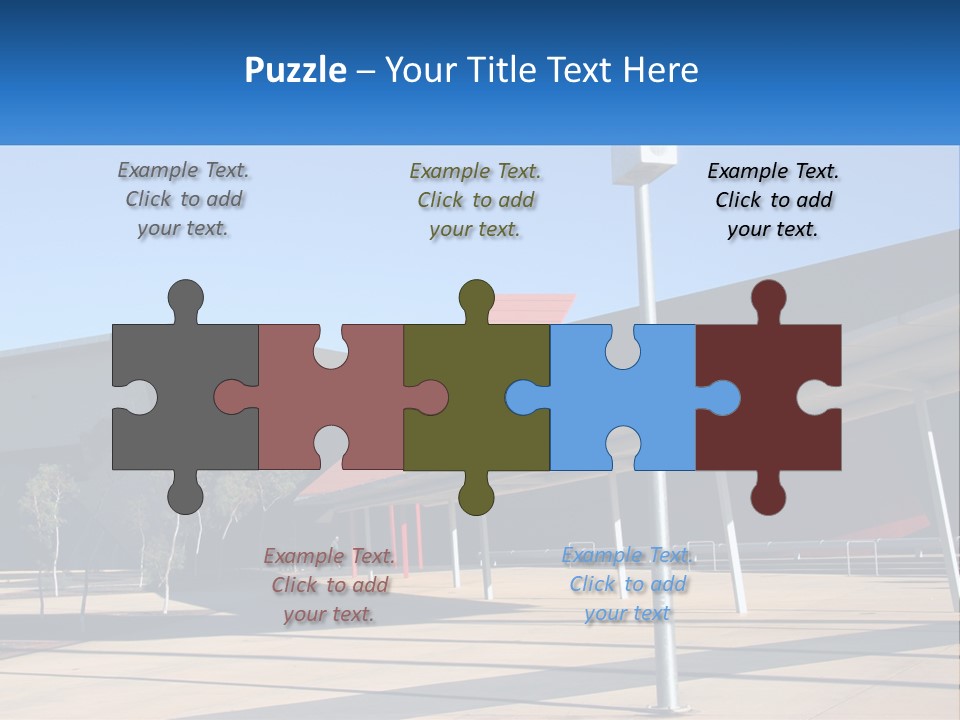 Architectural Design Posts PowerPoint Template