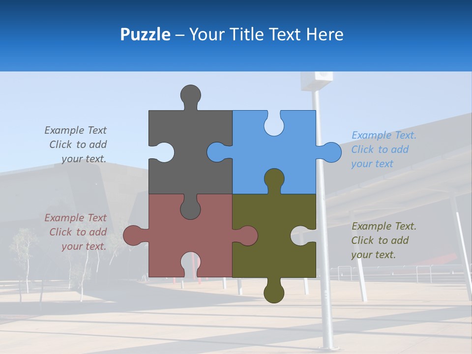 Architectural Design Posts PowerPoint Template