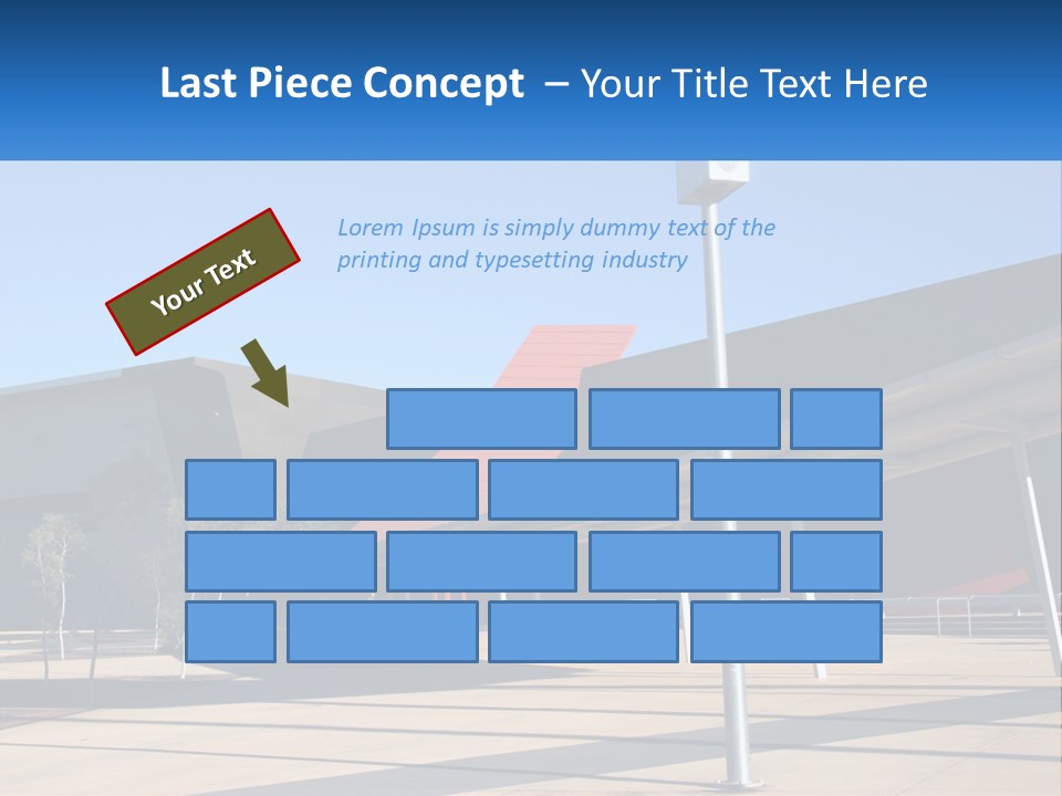 Architectural Design Posts PowerPoint Template