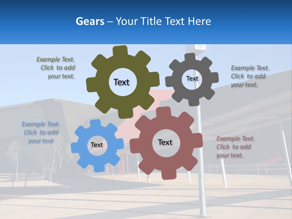 Architectural Design Posts PowerPoint Template