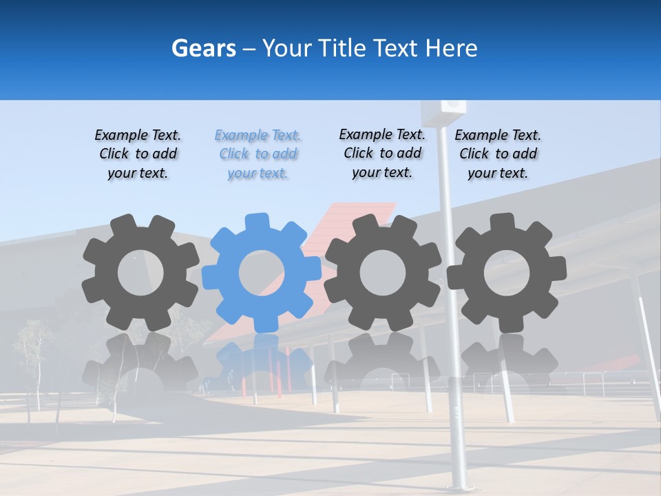 Architectural Design Posts PowerPoint Template