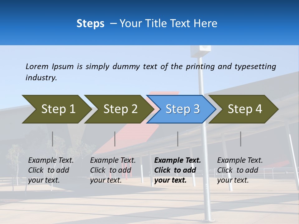 Architectural Design Posts PowerPoint Template