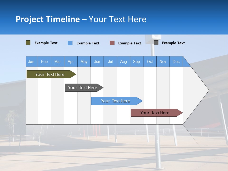 Architectural Design Posts PowerPoint Template