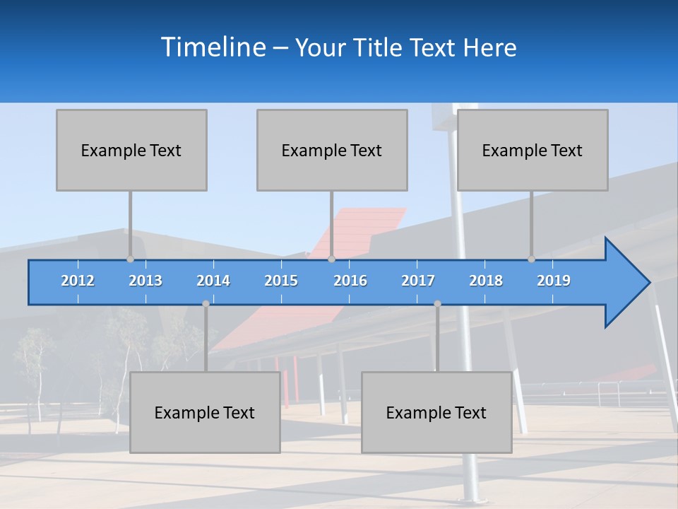 Architectural Design Posts PowerPoint Template