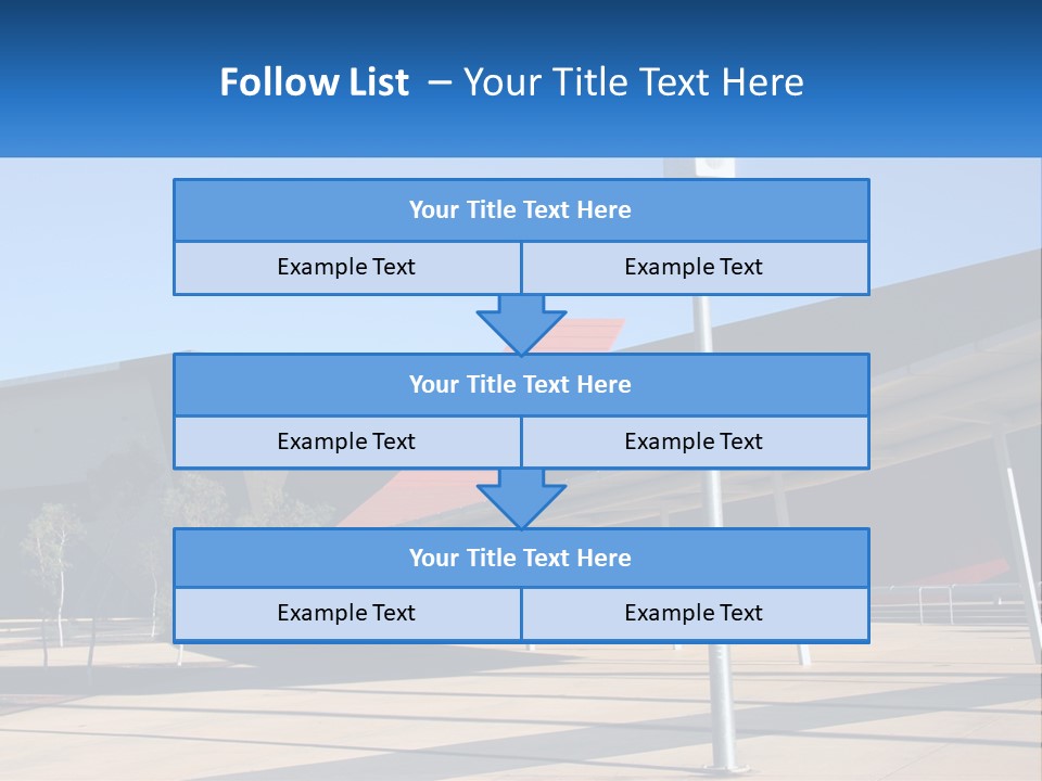 Architectural Design Posts PowerPoint Template