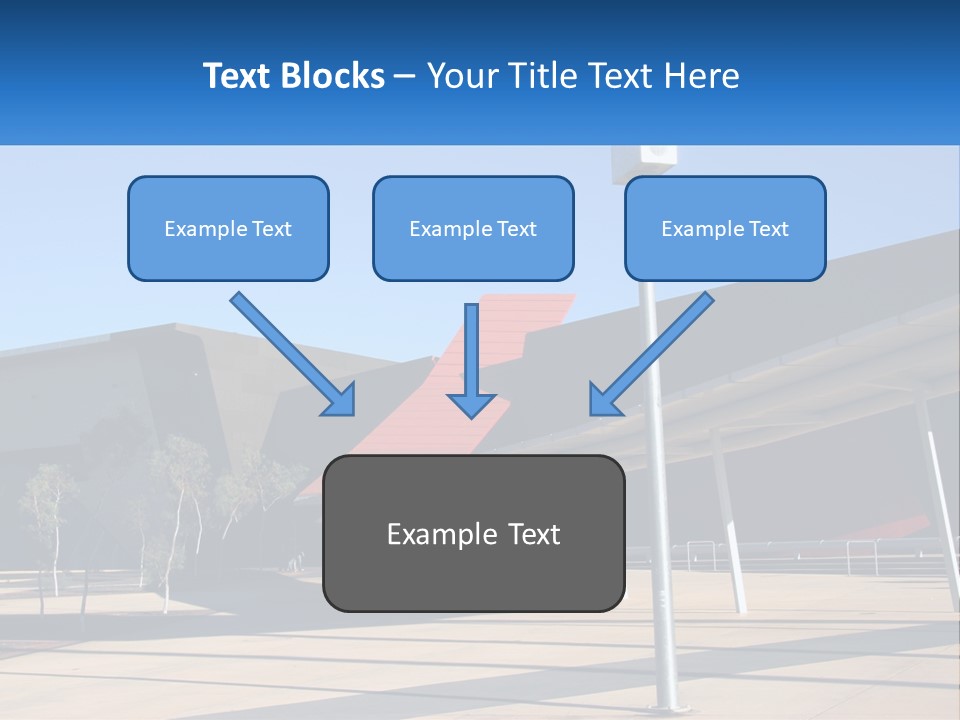Architectural Design Posts PowerPoint Template