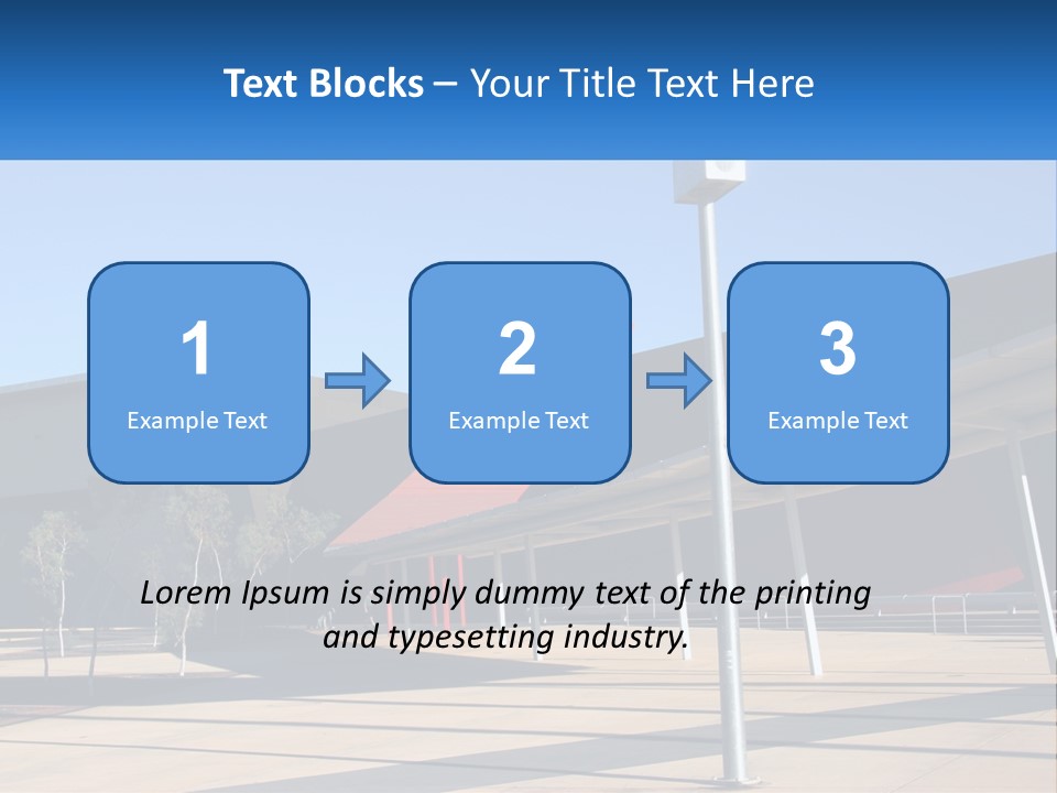 Architectural Design Posts PowerPoint Template