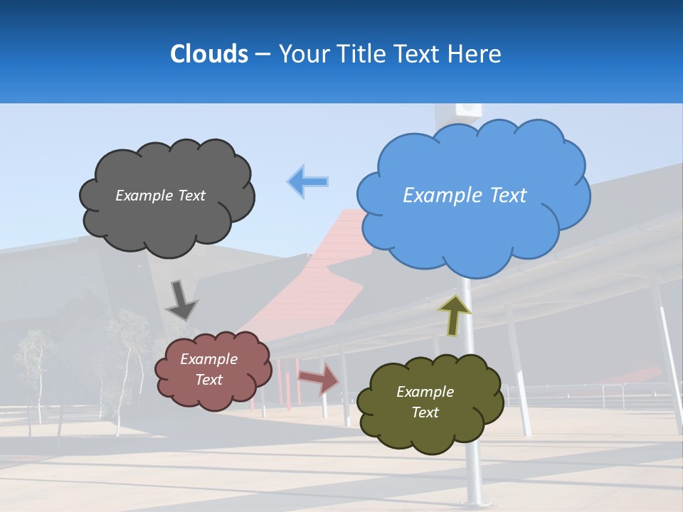 Architectural Design Posts PowerPoint Template