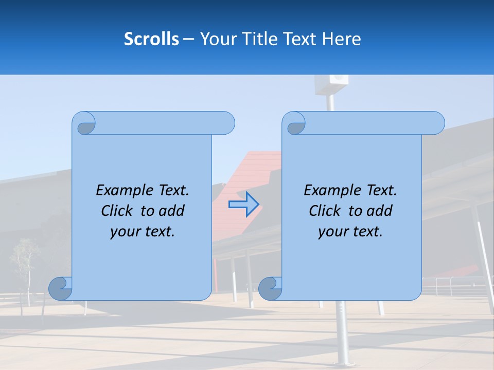 Architectural Design Posts PowerPoint Template