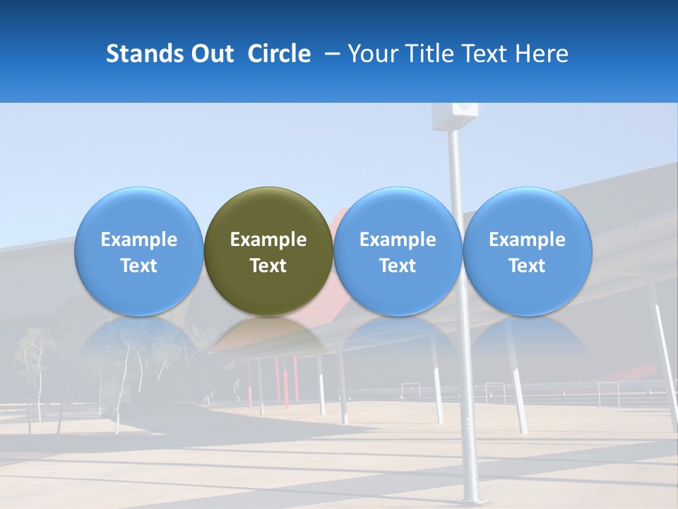 Architectural Design Posts PowerPoint Template