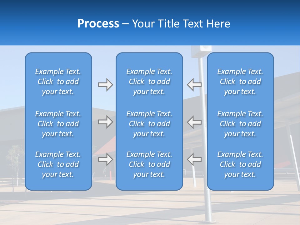 Architectural Design Posts PowerPoint Template