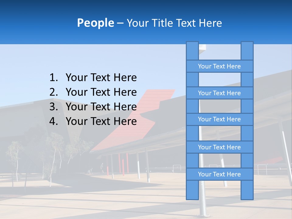 Architectural Design Posts PowerPoint Template