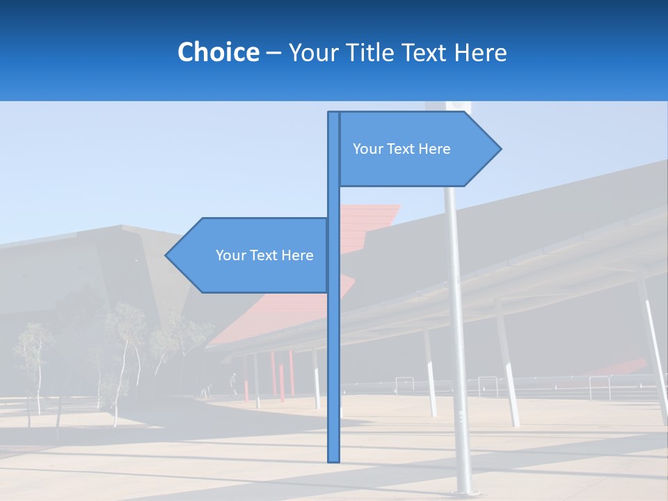 Architectural Design Posts PowerPoint Template
