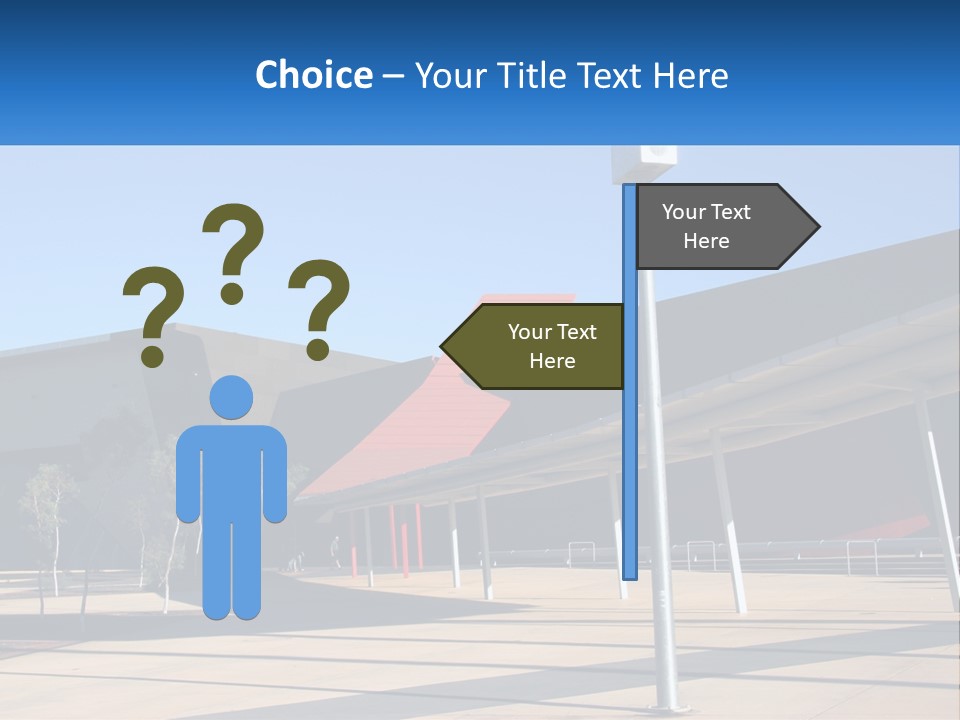 Architectural Design Posts PowerPoint Template