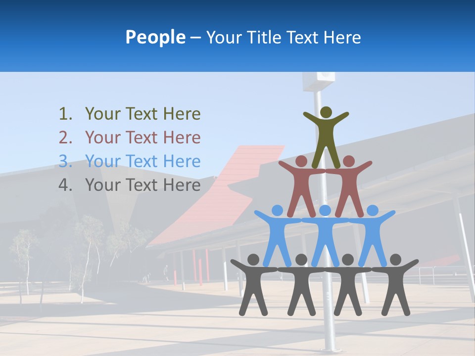 Architectural Design Posts PowerPoint Template