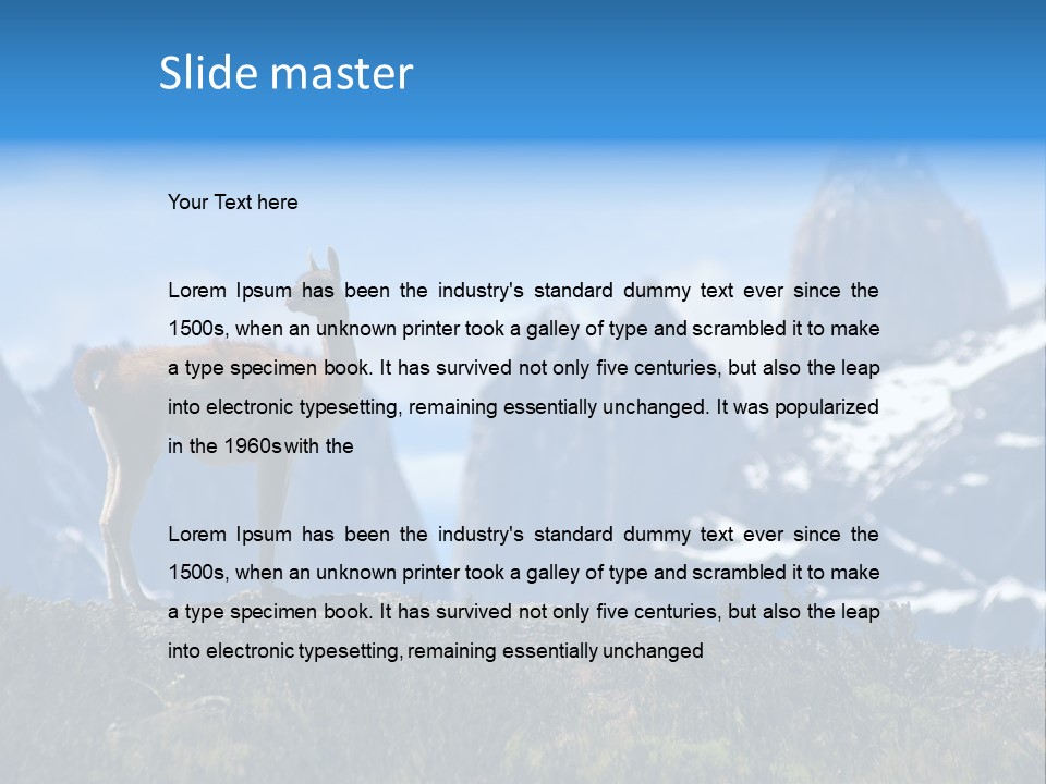 Wild Rock Wildlife PowerPoint Template