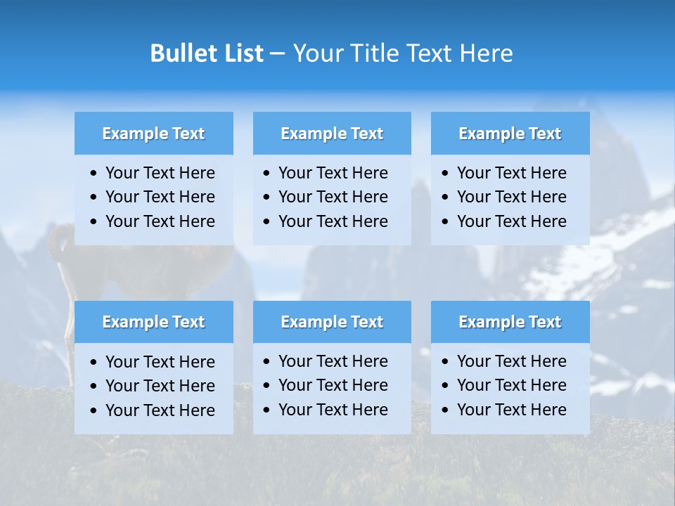 Wild Rock Wildlife PowerPoint Template