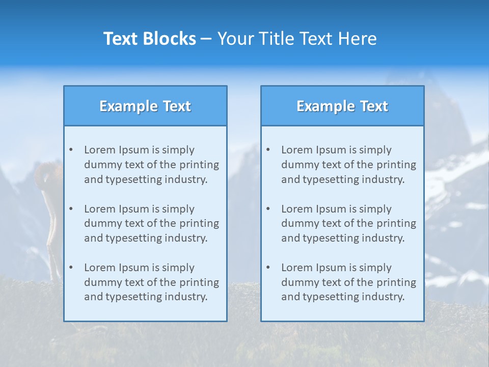 Wild Rock Wildlife PowerPoint Template