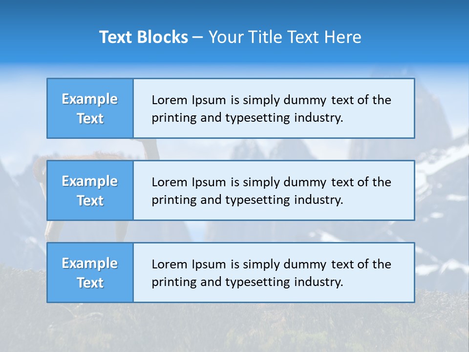 Wild Rock Wildlife PowerPoint Template