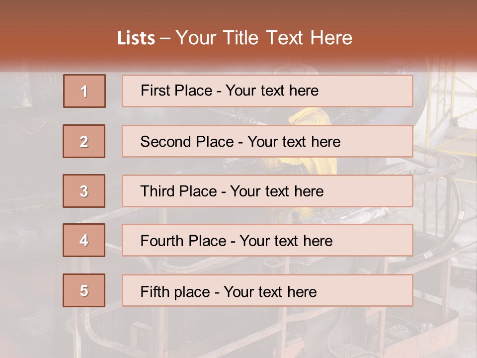 Occupation Male Clean PowerPoint Template