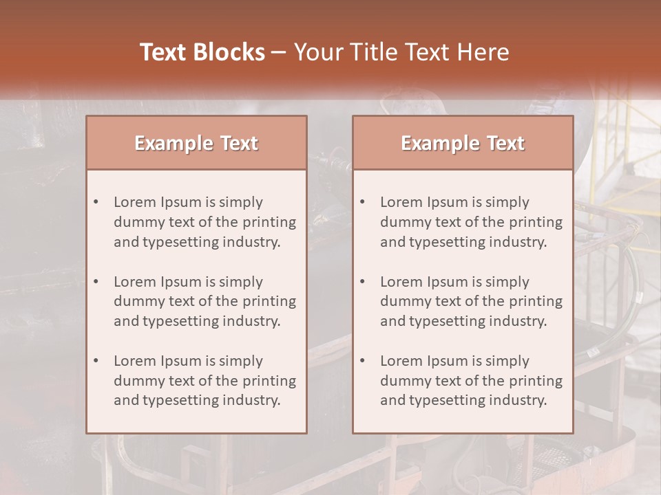 Occupation Male Clean PowerPoint Template