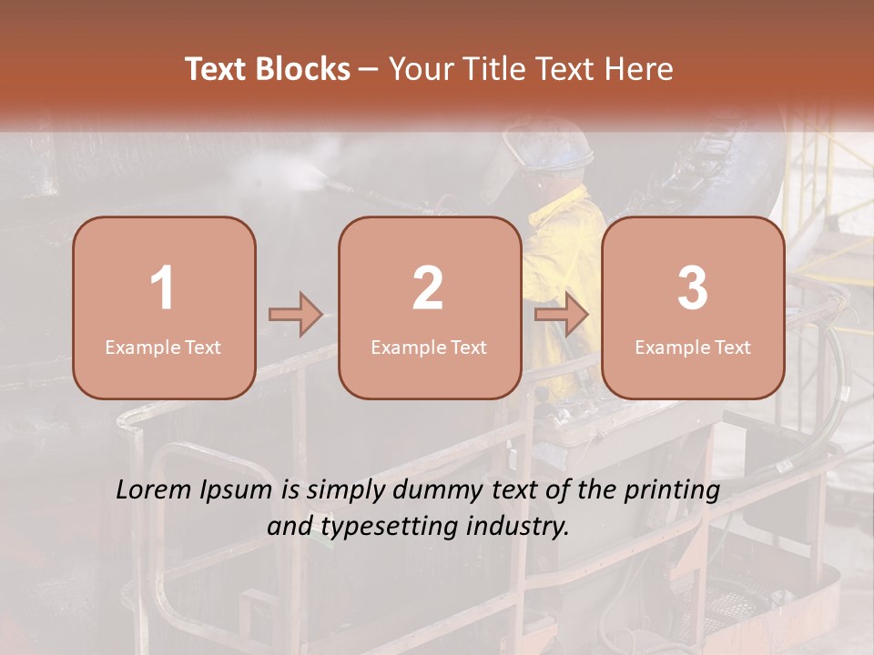 Occupation Male Clean PowerPoint Template