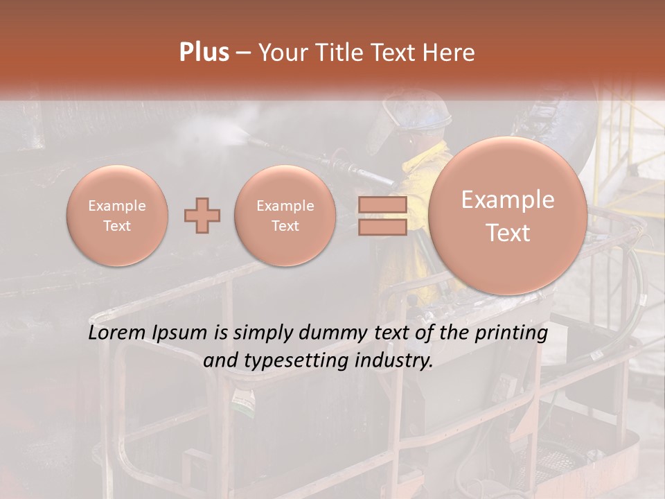 Occupation Male Clean PowerPoint Template