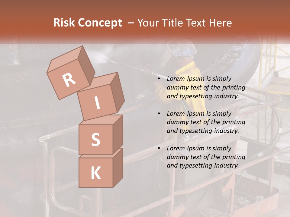 Occupation Male Clean PowerPoint Template