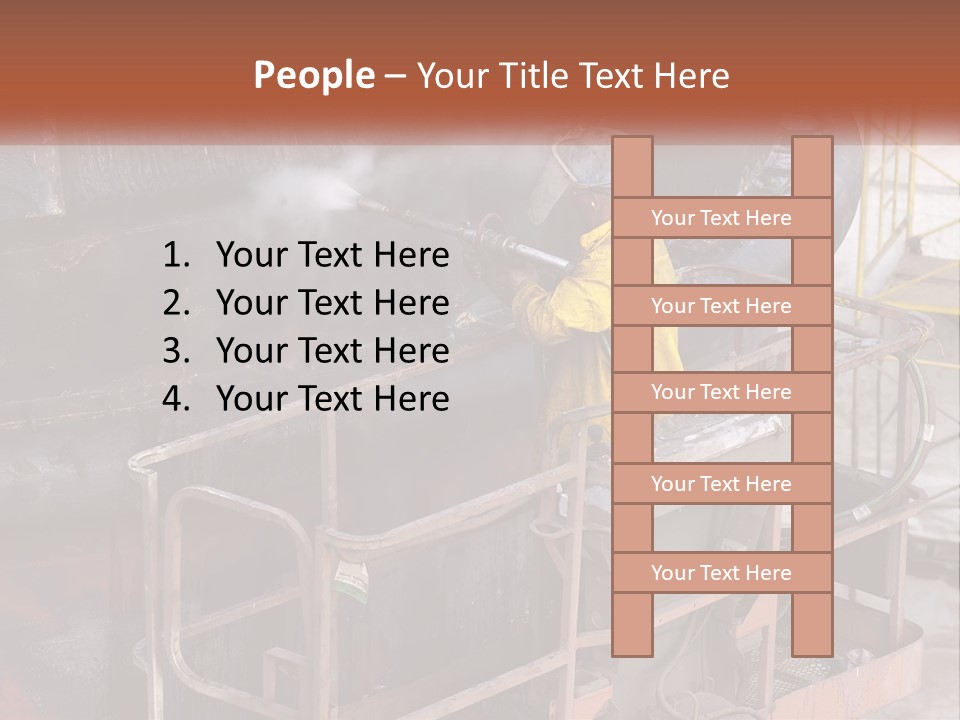 Occupation Male Clean PowerPoint Template