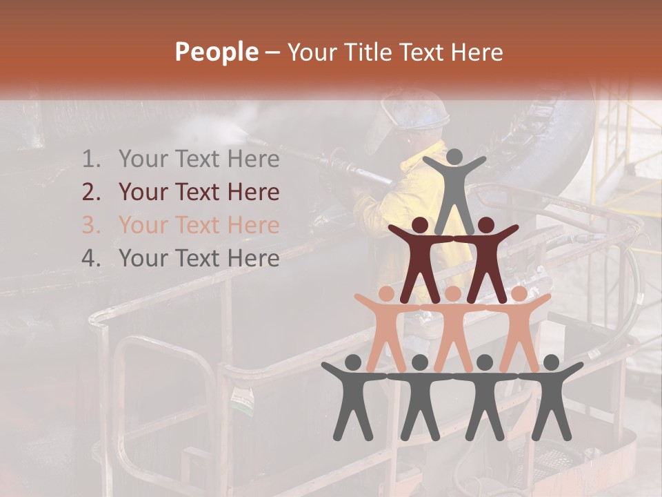 Occupation Male Clean PowerPoint Template