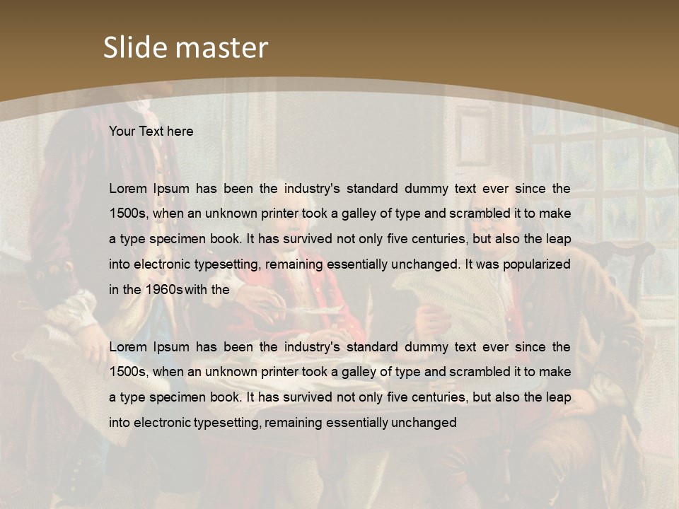 Quaint National Celebration PowerPoint Template