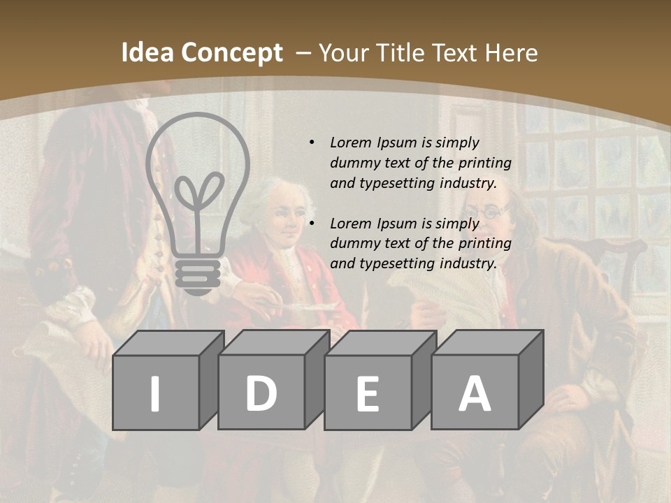 Quaint National Celebration PowerPoint Template