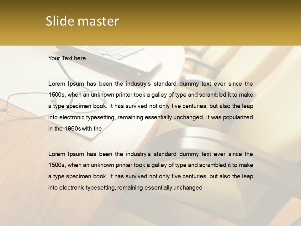 Modern Casual Brown PowerPoint Template