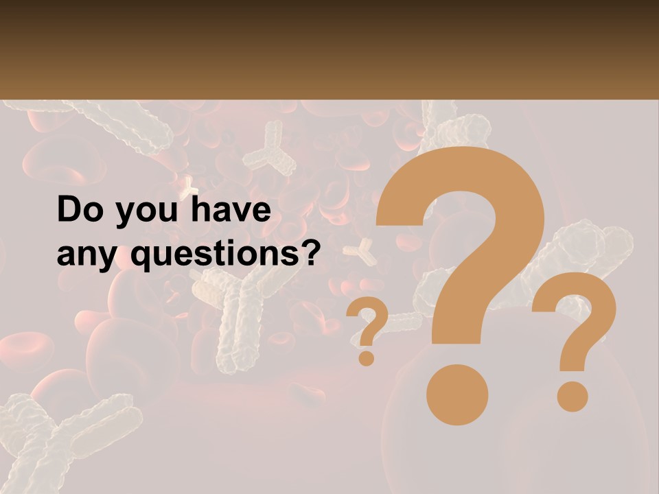 Protection Vascular Antibody PowerPoint Template