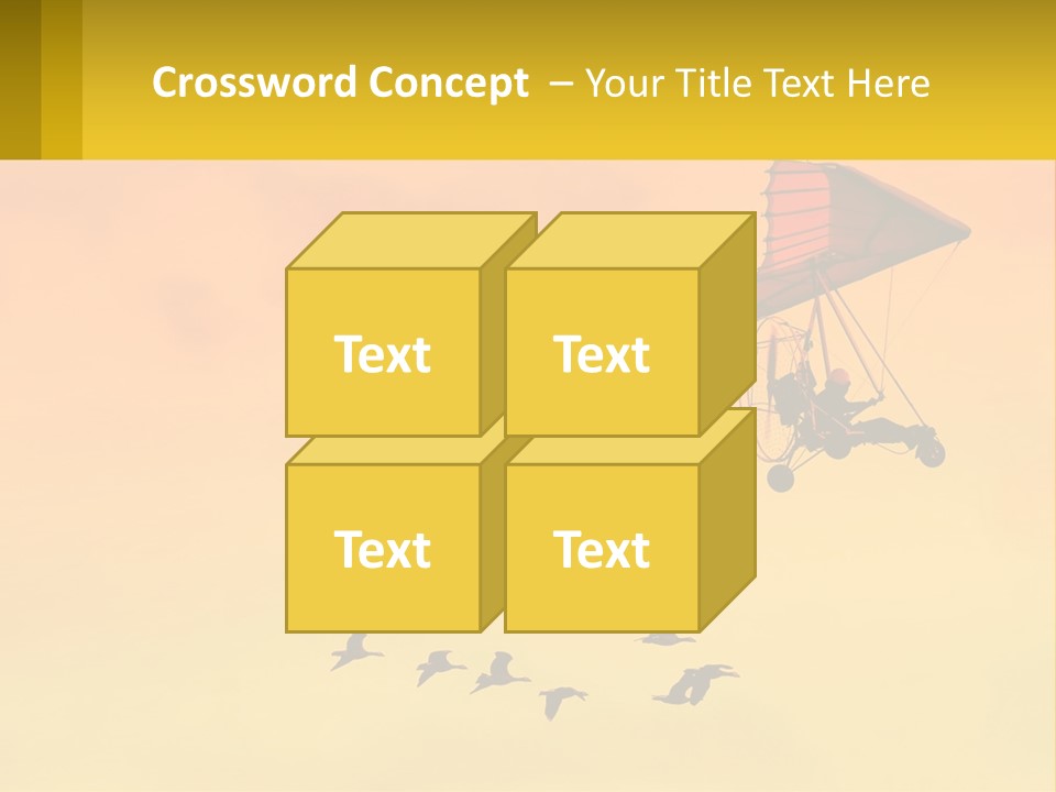 Light Away Yellow PowerPoint Template