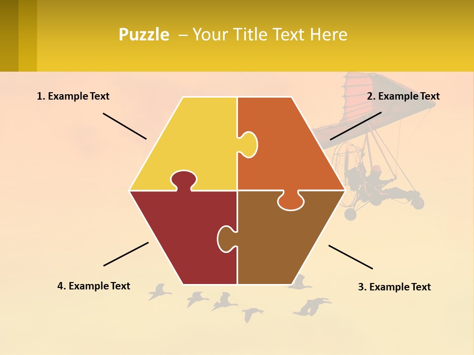 Light Away Yellow PowerPoint Template