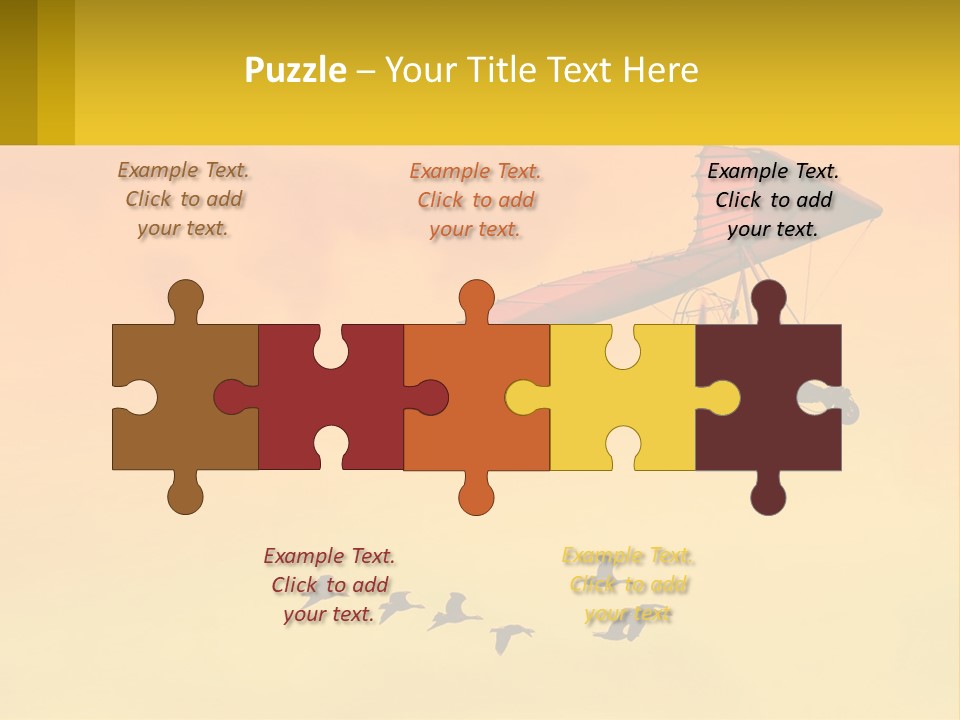 Light Away Yellow PowerPoint Template