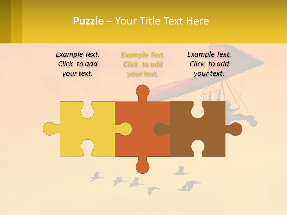 Light Away Yellow PowerPoint Template