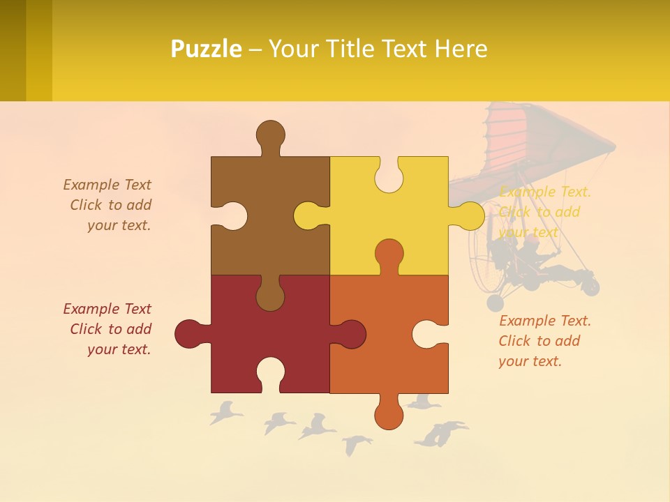 Light Away Yellow PowerPoint Template