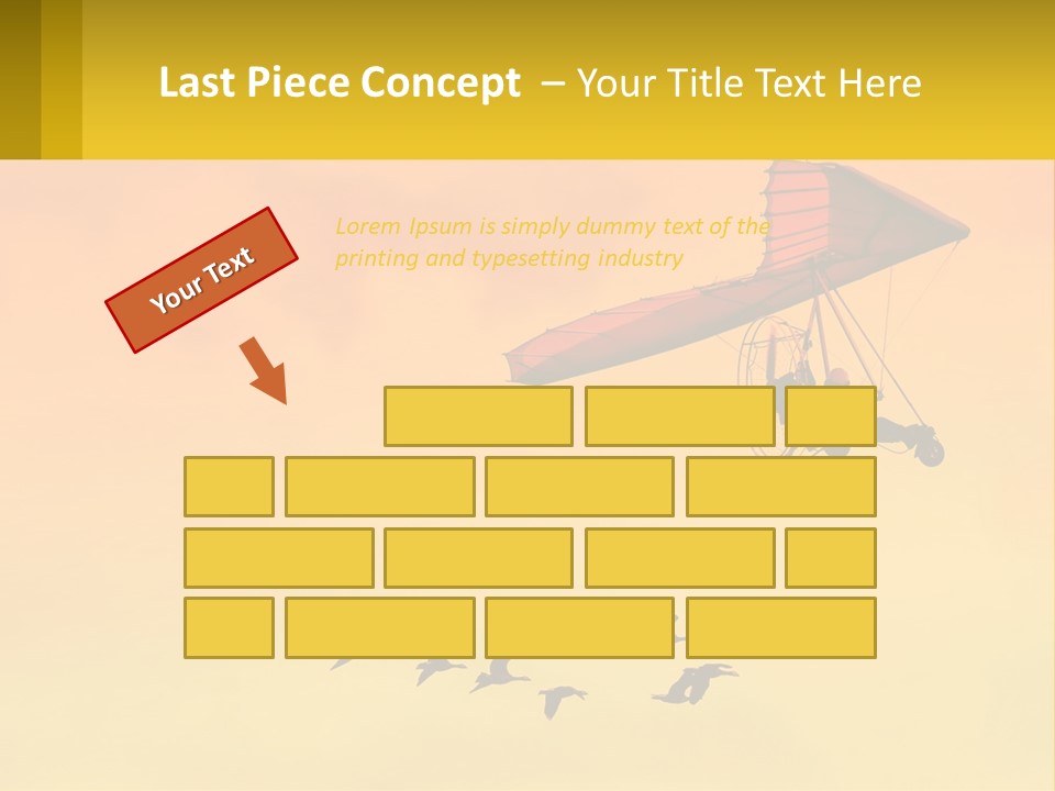 Light Away Yellow PowerPoint Template